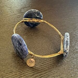 Blue Bourbon and Bowties Bangle